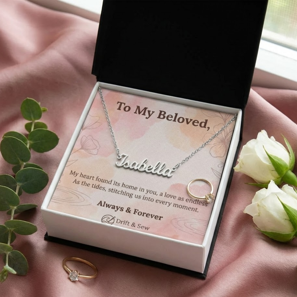 Personalized Name Necklace - Romantic Gift for Her.
