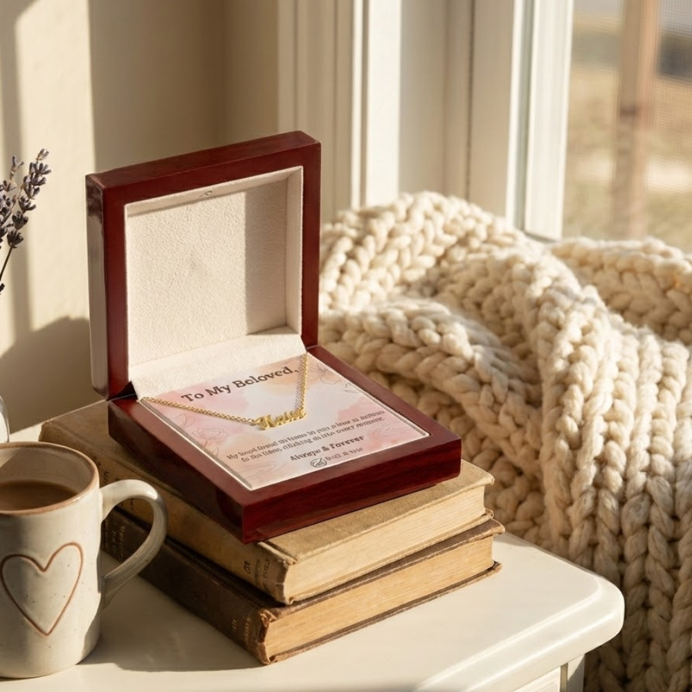 Personalized Name Necklace - Romantic Gift for Her.