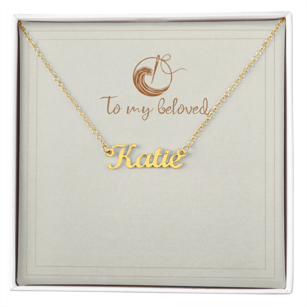 Personalized Name Necklace, Custom Gift for Her, Romantic Jewelry