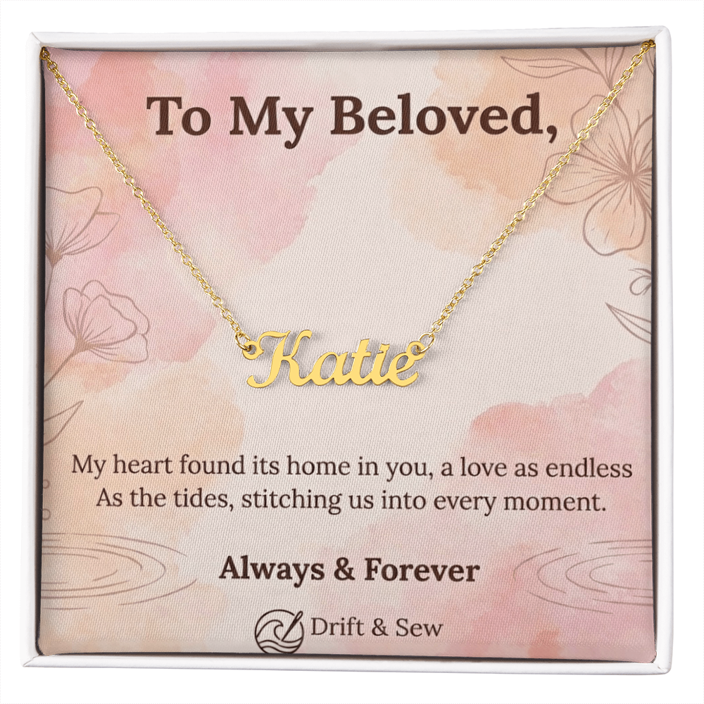 Personalized Name Necklace - Romantic Gift for Her.