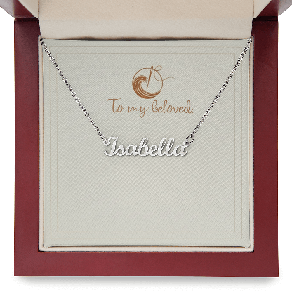 Personalized Name Necklace, Custom Gift for Her, Romantic Jewelry