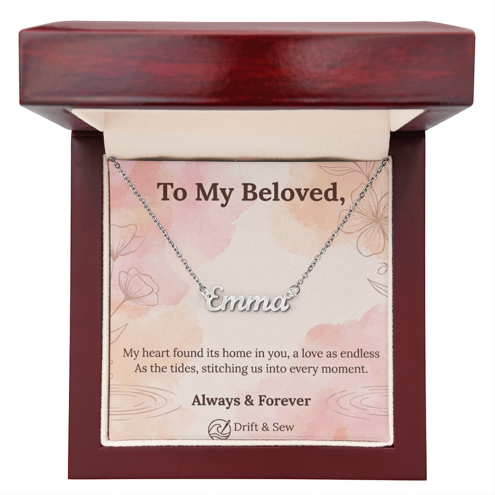 Personalized Name Necklace - Romantic Gift for Her.
