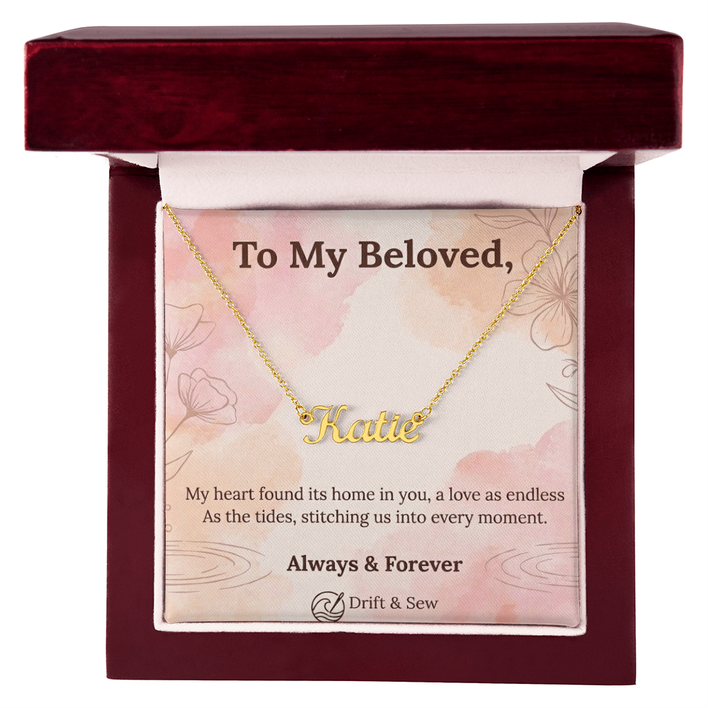 Personalized Name Necklace - Romantic Gift for Her.